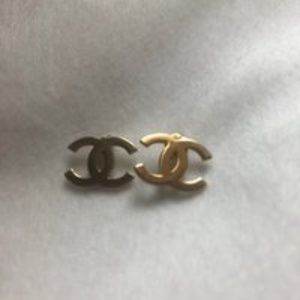 14k Yg Chanel Earrings
